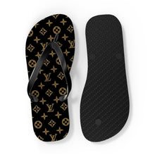 Load image into Gallery viewer, Brown LV Flip Flops
