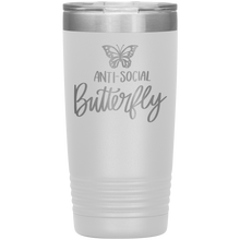 Load image into Gallery viewer, Anti-Social Butterfly, 20oz Tumbler
