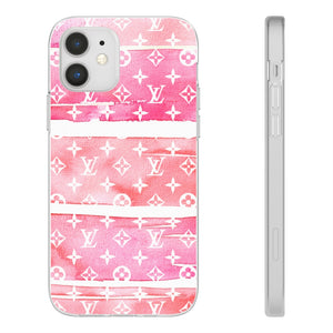 Inspired Red Watercolor Flexi Phone Case