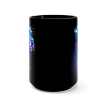 Load image into Gallery viewer, Rottweiler Watercolor Black Coffee Mug

