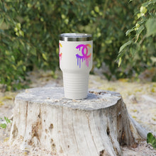 Load image into Gallery viewer, Multi-Colored Print CC Drip Logo, 30oz Tumbler

