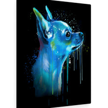 Load image into Gallery viewer, Chihuahua Watercolor, Canvas Wrap
