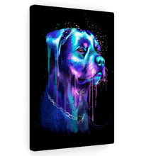 Load image into Gallery viewer, Rottweiler Watercolor, Canvas Wrap
