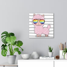 Load image into Gallery viewer, Cool Llama, Canvas Wrap
