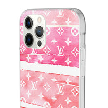 Load image into Gallery viewer, Inspired Red Watercolor Flexi Phone Case
