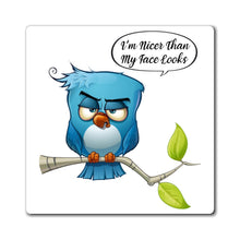 Load image into Gallery viewer, I&#39;m Nicer Than My Face Looks, Magnet
