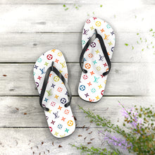 Load image into Gallery viewer, Multi-Colored LV Flip Flops
