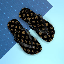 Load image into Gallery viewer, Brown LV Flip Flops
