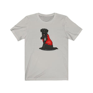 Black Lab I Love Mom Tattoo Dog Unisex Tee