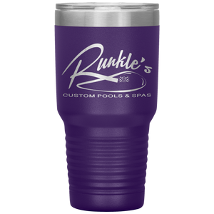 Runkle's Custom Pools & Spas, 30oz Custom Tumbler