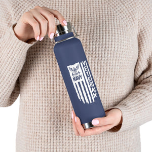 Navy Veteran, 22oz Vacuum Insulated Bottle