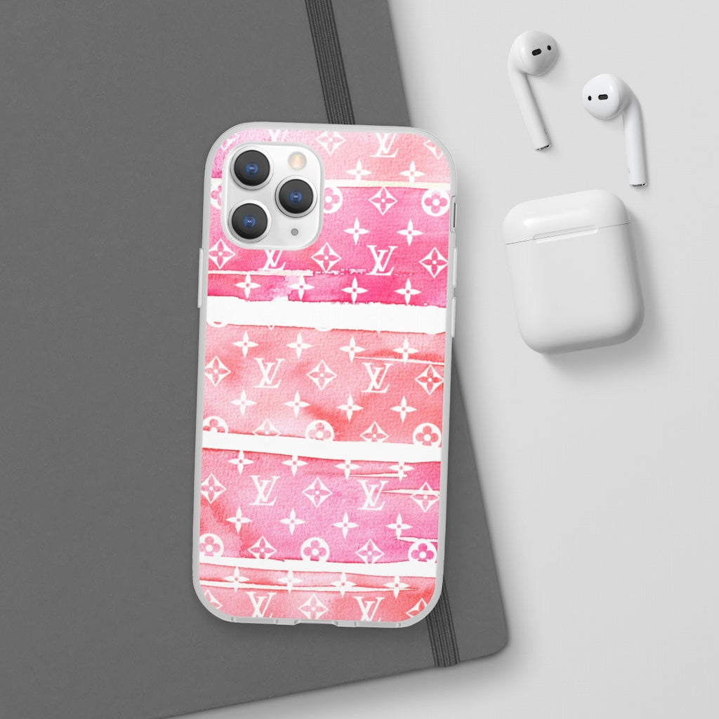 Inspired Red Watercolor Flexi Phone Case