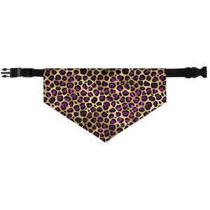 Pink Cheetah Pet Bandana Collar