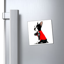 Load image into Gallery viewer, I Love Mom Tattoo Boston Terrier Dog Magnet
