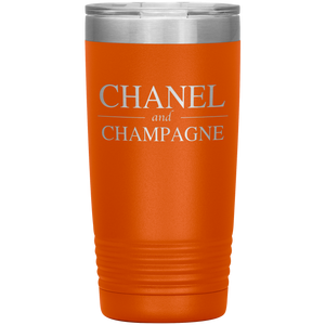 Chanel and Champagne, 20oz Tumbler