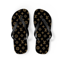 Load image into Gallery viewer, Brown LV Flip Flops
