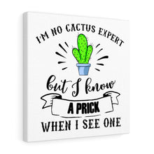 Load image into Gallery viewer, I&#39;m No Cactus Expert, Canvas Wrap
