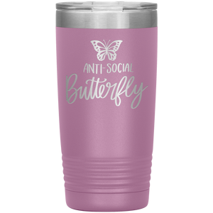 Anti-Social Butterfly, 20oz Tumbler