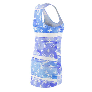 Inspired Blue Watercolor Dress