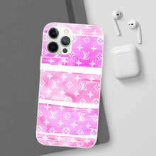 Load image into Gallery viewer, Inspired Pink Watercolor Flexi Phone Case
