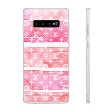 Load image into Gallery viewer, Inspired Red Watercolor Flexi Phone Case
