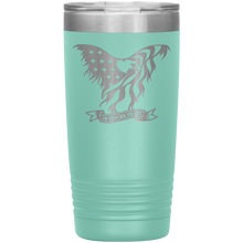 Load image into Gallery viewer, In God We Trust, American Eagle and Flag, 20oz Tumbler
