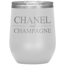 Load image into Gallery viewer, Chanel and Champagne Wine Tumbler
