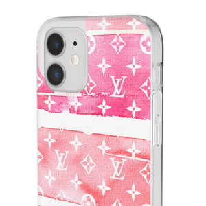 Inspired Red Watercolor Flexi Phone Case