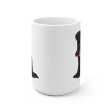 Load image into Gallery viewer, Black Lab Dog, I Love Mom Tattoo, Coffee Mug
