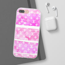 Load image into Gallery viewer, Inspired Pink Watercolor Flexi Phone Case
