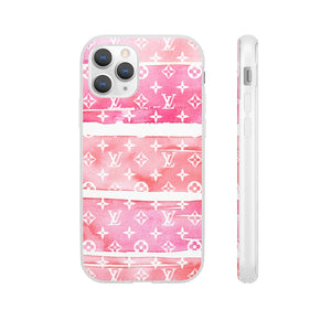 Inspired Red Watercolor Flexi Phone Case