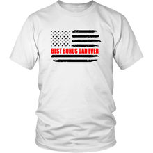 Load image into Gallery viewer, Best Bonus Dad Ever, Unisex Tee
