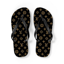 Load image into Gallery viewer, Brown LV Flip Flops
