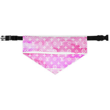 Load image into Gallery viewer, Inspired Pink Watercolor Pet Bandana Collar
