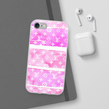 Load image into Gallery viewer, Inspired Pink Watercolor Flexi Phone Case
