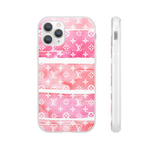 Load image into Gallery viewer, Inspired Red Watercolor Flexi Phone Case
