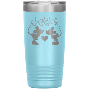Mickey and Minnie Love, 20oz Tumbler
