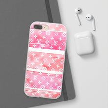 Load image into Gallery viewer, Inspired Red Watercolor Flexi Phone Case
