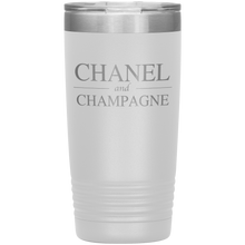 Load image into Gallery viewer, Chanel and Champagne, 20oz Tumbler
