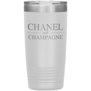 Chanel and Champagne, 20oz Tumbler