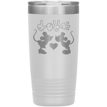 Load image into Gallery viewer, Mickey and Minnie Love, 20oz Tumbler
