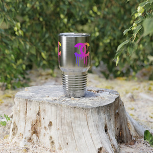 Multi-Colored Print CC Drip Logo, 30oz Tumbler