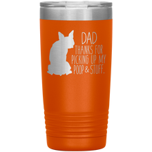 Load image into Gallery viewer, Boston Terrier Dad Thanks For Picking Up My Poop, 20oz Tumbler
