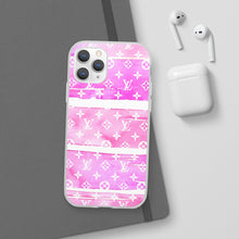 Load image into Gallery viewer, Inspired Pink Watercolor Flexi Phone Case
