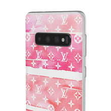 Load image into Gallery viewer, Inspired Red Watercolor Flexi Phone Case
