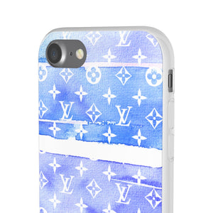 Inspired Blue Watercolor Flexi Phone Case