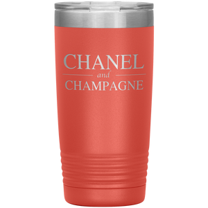 Chanel and Champagne, 20oz Tumbler