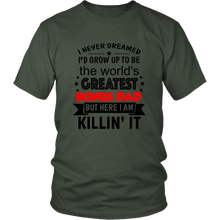 Load image into Gallery viewer, Greatest Bonus Dad, Unisex Tee
