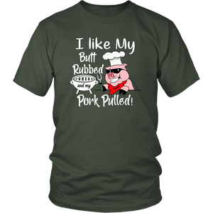 I Like My Butt Rubbed and My Pork Pulled, Men's Triblend, Unisex Tee, Unisex Tank