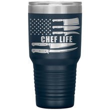 Load image into Gallery viewer, Chef Life Flag, 30oz Tumbler
